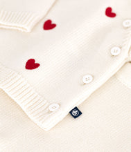 Load image into Gallery viewer, AW25 - A0DTS 01 WHITE RED FALL WINTER 2025/26 HEARTS NEWBORN OUTFITS
