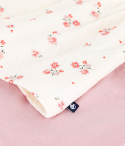 AW25 - A0DTU 01 CREAM PINK DRESSES FALL WINTER 2025/26 FLORAL LEGGINGS LONG SLEEVES OUTFITS