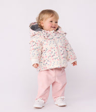 Load image into Gallery viewer, AW25 - A0DUD 05 WHITE PINK FALL WINTER 2025/26 FLORAL LONG SLEEVES RAINCOATS

