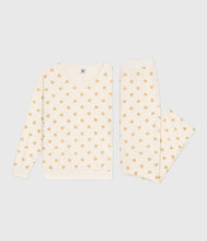 Load image into Gallery viewer, AW25 - A0DV7 01 WHITE GOLD LONG SLEEVES FALL WINTER 2025/26 HEARTS HOMEWEAR PYJAMAS
