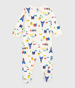 AW25 - A0DVQ 01 WHITE MULTI FALL WINTER 2025/26 NEWBORN OUTFITS PARIS THEME