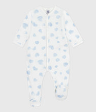 Load image into Gallery viewer, AW25 - A0DVS 01 WHITE BLUE FALL WINTER 2025/26 HEARTS LONG SLEEVES NEWBORN
