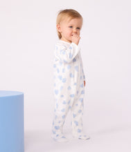 Load image into Gallery viewer, AW25 - A0DVS 01 WHITE BLUE FALL WINTER 2025/26 HEARTS LONG SLEEVES NEWBORN
