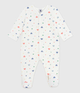 AW25 - A0DVW 01 WHITE MULTI FALL WINTER 2025/26 HEARTS NEWBORN