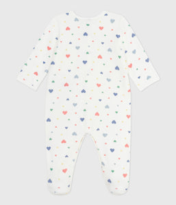 AW25 - A0DVW 01 WHITE MULTI FALL WINTER 2025/26 HEARTS NEWBORN