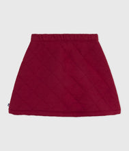 Load image into Gallery viewer, AW25 - A0DWM 01 BURGUNDY FALL WINTER 2025/26 HEARTS SKIRT

