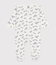 Load image into Gallery viewer, AW25 - A0DWQ 01 WHITE BLUE FALL WINTER 2025/26 NEWBORN ROMPERS
