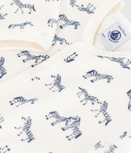 Load image into Gallery viewer, AW25 - A0DWQ 01 WHITE BLUE FALL WINTER 2025/26 NEWBORN ROMPERS
