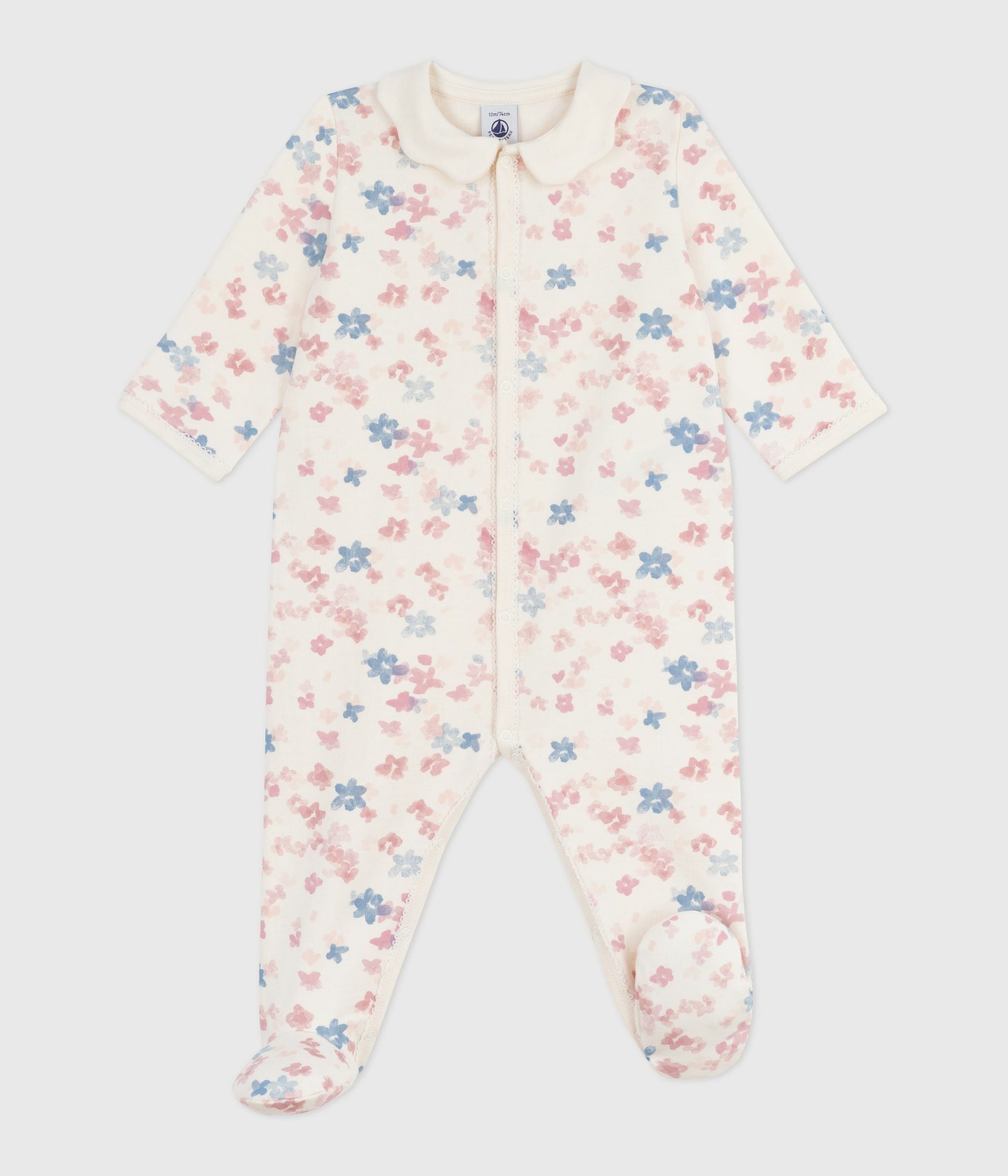 AW25 - A0DWT 01 WHITE MULTI BODYSUITS FALL WINTER 2025/26 FLORAL NEWBORN OUTFITS