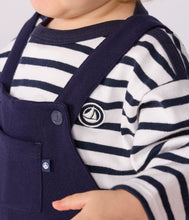 Load image into Gallery viewer, AW25 - A0DXD 01 NAVY FALL WINTER 2025/26 NEWBORN OUTFITS OVERALLS
