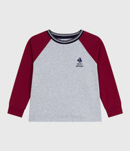 Load image into Gallery viewer, AW25 - A0DXF 01 GREY BURGUNDY FALL WINTER 2025/26 LONG SLEEVES TSHIRTS
