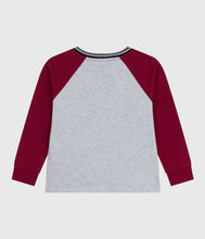 Load image into Gallery viewer, AW25 - A0DXF 01 GREY BURGUNDY FALL WINTER 2025/26 LONG SLEEVES TSHIRTS
