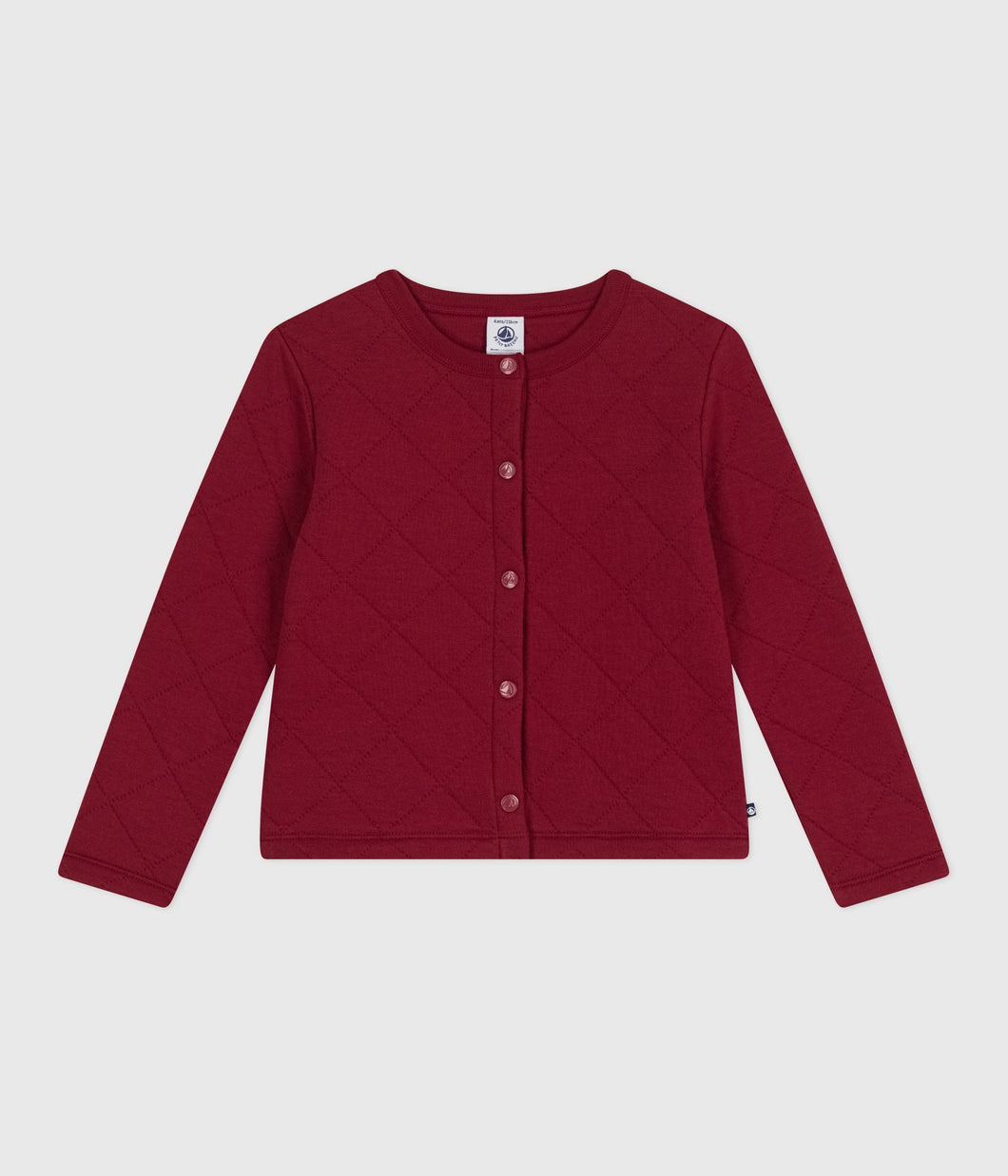 AW25 - A0DXM 01 BURGUNDY CARDIGAN FALL WINTER 2025/26