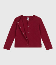 Load image into Gallery viewer, AW25 - A0DXM 01 BURGUNDY CARDIGAN FALL WINTER 2025/26
