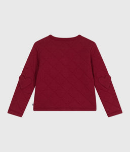 AW25 - A0DXM 01 BURGUNDY CARDIGAN FALL WINTER 2025/26