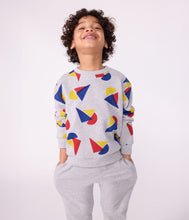 Load image into Gallery viewer, AW25 - A0DXU 01 GREY MULTI FALL WINTER 2025/26 LONG SLEEVES SAILOR SWEATSHIRT

