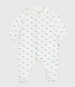 AW25 - A0DZ5 01 WHITE BLUE FALL WINTER 2025/26 NEWBORN OUTFITS SAILOR