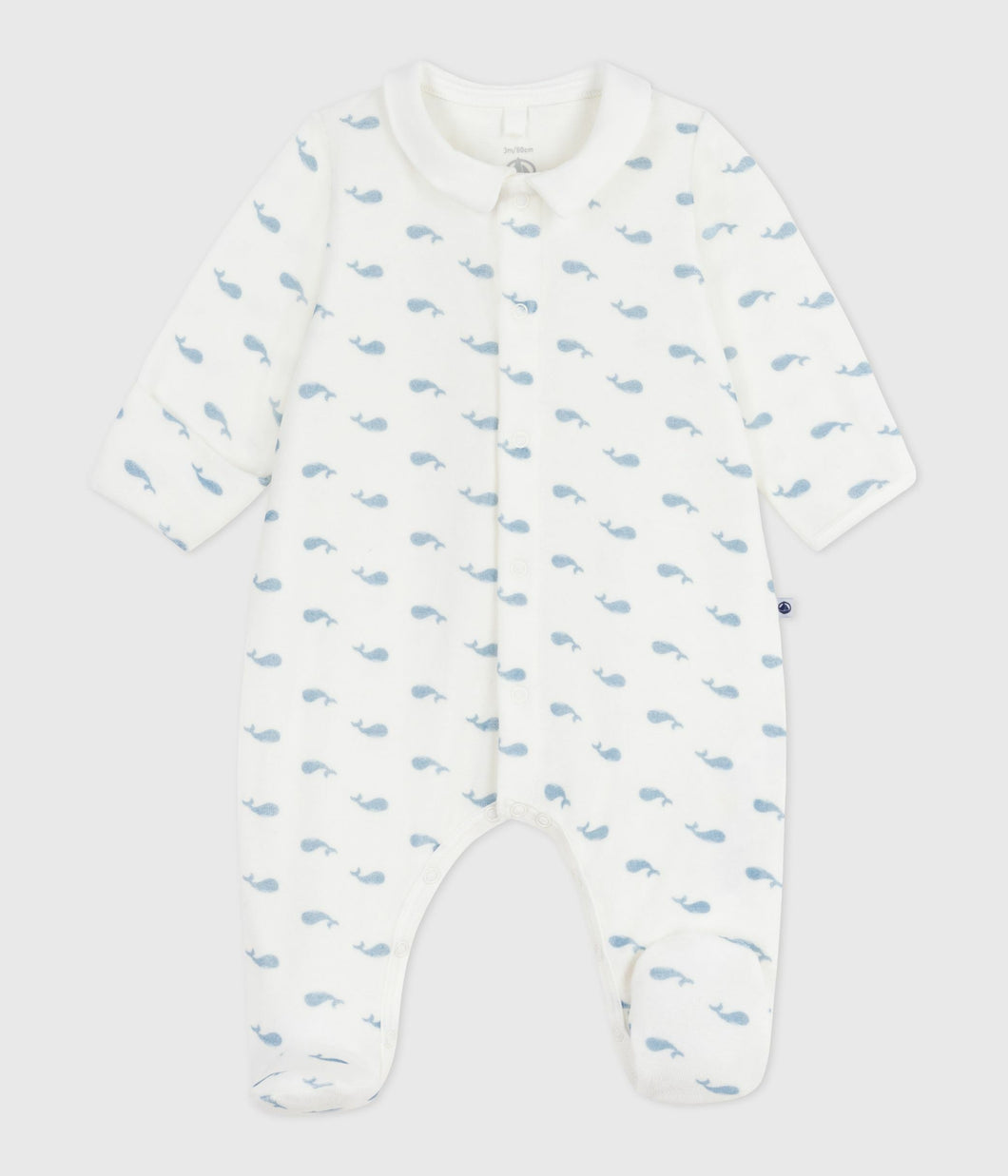 AW25 - A0DZ5 01 WHITE BLUE FALL WINTER 2025/26 NEWBORN OUTFITS SAILOR