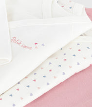 Load image into Gallery viewer, AW25 - A0DZM 98 PINK BODYSUITS FALL WINTER 2025/26 HEARTS LONG SLEEVES NEWBORN
