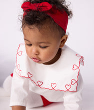 Load image into Gallery viewer, AW25 - A0DZO 01 WHITE BLOUSES FALL WINTER 2025/26 HEARTS LONG SLEEVES TOP
