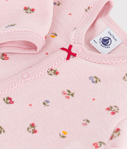 AW25 - A0DZU 01 PINK MULTI FALL WINTER 2025/26 FLORAL LONG SLEEVES NEWBORN OUTFITS