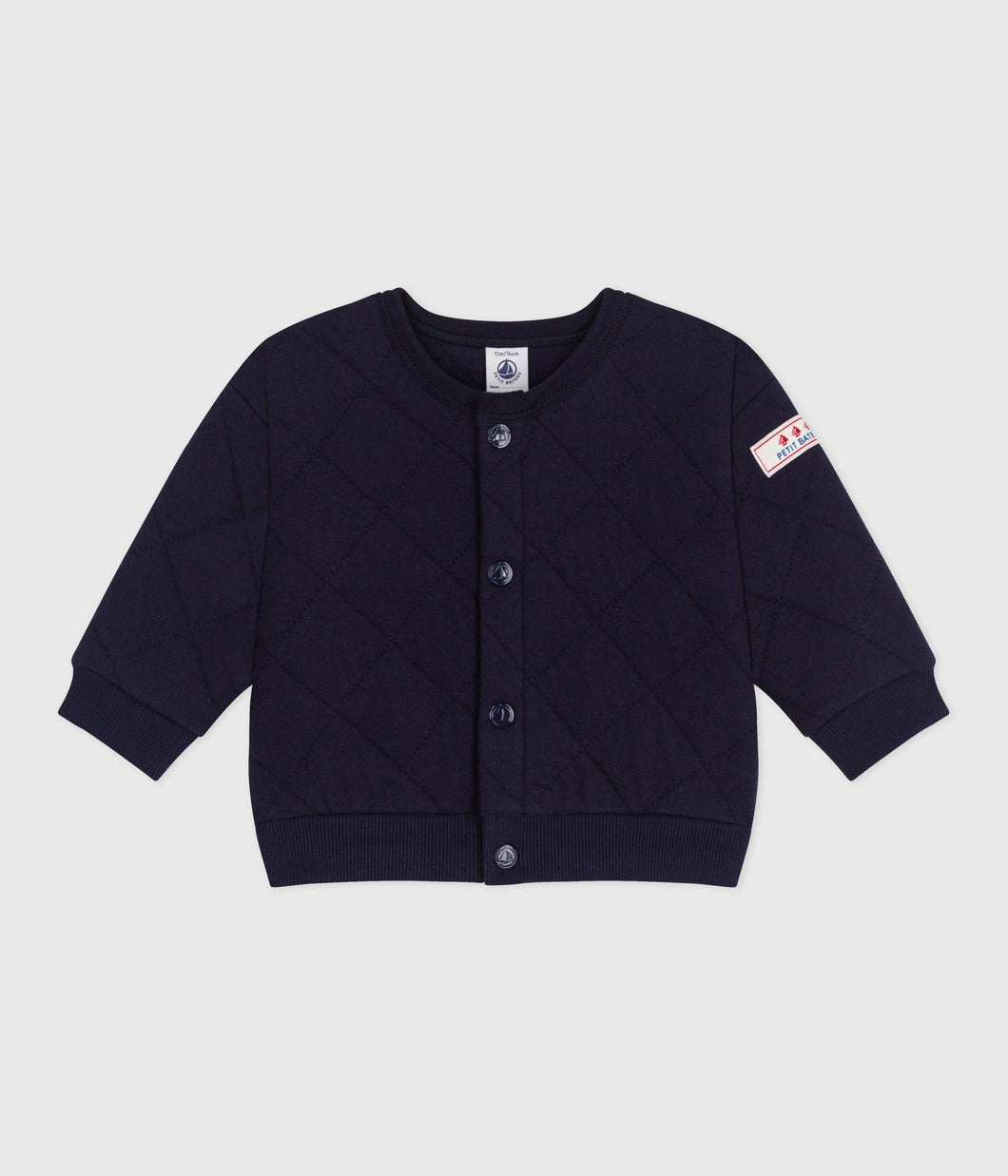 AW25 - A0DZY 01 NAVY CARDIGAN FALL WINTER 2025/26 LONG SLEEVES