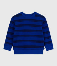 Load image into Gallery viewer, AW25 - A0E0F 01 BLUE NAVY FALL WINTER 2025/26 LONG SLEEVES STRIPES SWEATSHIRT
