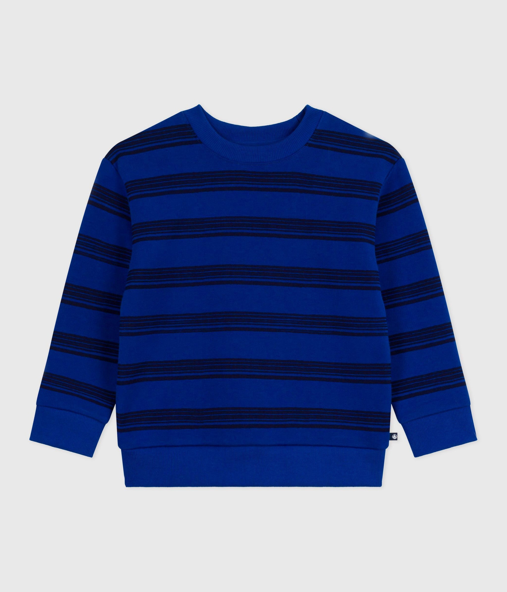 AW25 - A0E0F 01 BLUE NAVY FALL WINTER 2025/26 LONG SLEEVES STRIPES SWEATSHIRT
