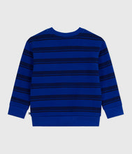 Load image into Gallery viewer, AW25 - A0E0F 01 BLUE NAVY FALL WINTER 2025/26 LONG SLEEVES STRIPES SWEATSHIRT
