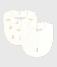 Load image into Gallery viewer, AW25 - A0E18 01 WHITE BEIGE ACCESSORIES BIBS FALL WINTER 2025/26 NEWBORN
