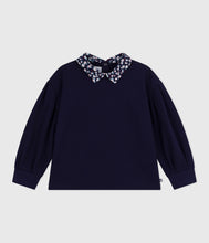 Load image into Gallery viewer, AW25 - A0E1H 01 NAVY FALL WINTER 2025/26 FLORAL LONG SLEEVES SWEATSHIRTS

