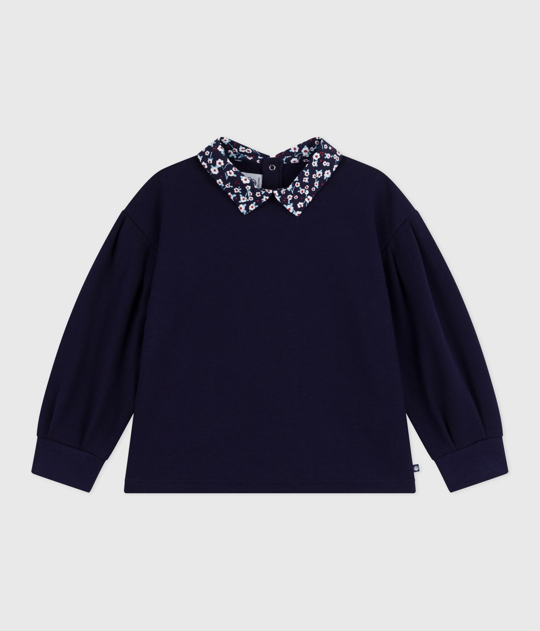 AW25 - A0E1H 01 NAVY FALL WINTER 2025/26 FLORAL LONG SLEEVES SWEATSHIRTS