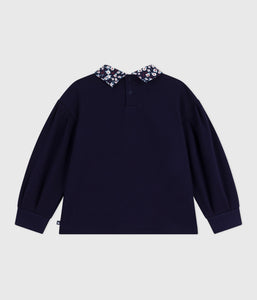 AW25 - A0E1H 01 NAVY FALL WINTER 2025/26 FLORAL LONG SLEEVES SWEATSHIRTS