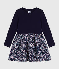 Load image into Gallery viewer, AW25 - A0E1K 01 NAVY MULTI DRESSES FALL WINTER 2025/26 FLORAL LONG SLEEVES

