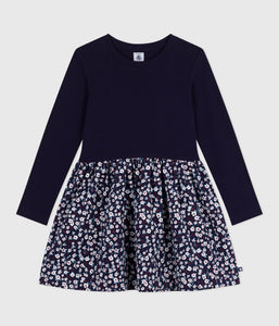 AW25 - A0E1K 01 NAVY MULTI DRESSES FALL WINTER 2025/26 FLORAL LONG SLEEVES