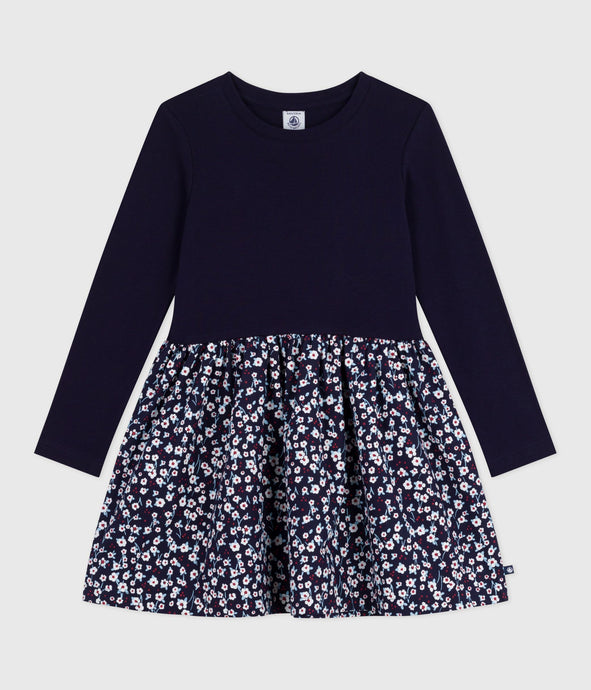 AW25 - A0E1K 01 NAVY MULTI DRESSES FALL WINTER 2025/26 FLORAL LONG SLEEVES