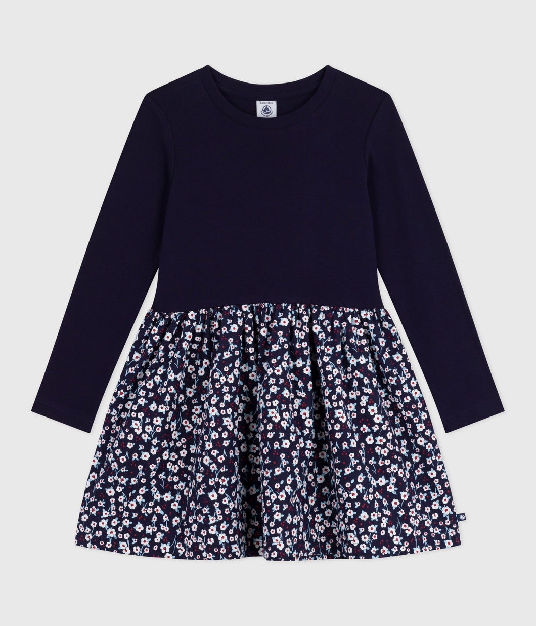 AW25 - A0E1K 01 NAVY MULTI DRESSES FALL WINTER 2025/26 FLORAL LONG SLEEVES