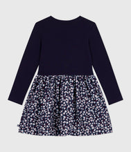 Load image into Gallery viewer, AW25 - A0E1K 01 NAVY MULTI DRESSES FALL WINTER 2025/26 FLORAL LONG SLEEVES
