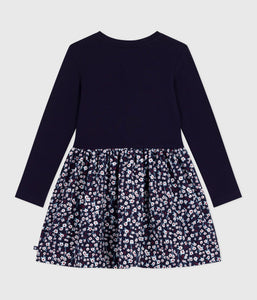 AW25 - A0E1K 01 NAVY MULTI DRESSES FALL WINTER 2025/26 FLORAL LONG SLEEVES