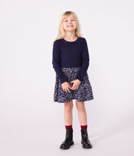 Load image into Gallery viewer, AW25 - A0E1K 01 NAVY MULTI DRESSES FALL WINTER 2025/26 FLORAL LONG SLEEVES
