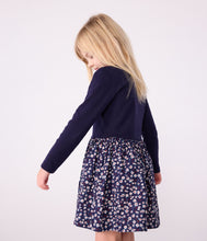Load image into Gallery viewer, AW25 - A0E1K 01 NAVY MULTI DRESSES FALL WINTER 2025/26 FLORAL LONG SLEEVES
