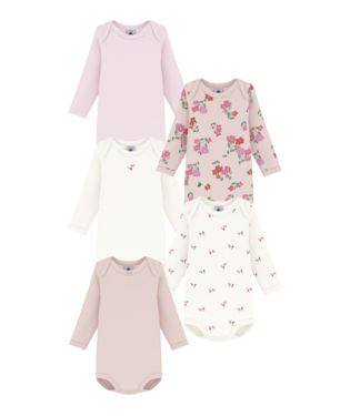 AW25 - A0E2V 00 MULTI BODYSUITS FALL WINTER 2025/26 FLORAL LONG SLEEVES NEWBORN STRIPES