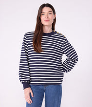Load image into Gallery viewer, AW25 - A0E4K 02 NAVY WHITE LONG SLEEVES BRETON TOPS FALL WINTER 2025/26 ICONIC STRIPES T-SHIRTS TEE
