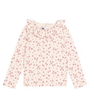 Load image into Gallery viewer, AW25 - A0E6T 02 WHITE PINK FALL WINTER 2025/26 FLORAL LONG SLEEVES T-SHIRTS
