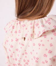Load image into Gallery viewer, AW25 - A0E6T 02 WHITE PINK FALL WINTER 2025/26 FLORAL LONG SLEEVES T-SHIRTS
