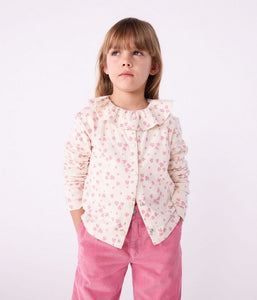 AW25 - A0E6T 02 WHITE PINK FALL WINTER 2025/26 FLORAL LONG SLEEVES T-SHIRTS