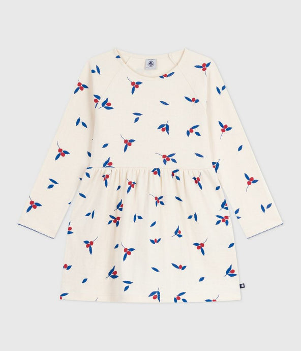 AW25 - A0E6V 01 CREAM MULTI DRESSES FALL WINTER 2025/26 LONG SLEEVES