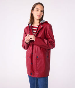 AW25 - A0E7F 02 BURGUNDY FALL WINTER 2025/26 ICONIC RAINCOATS SAILOR