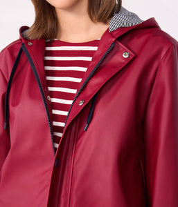 AW25 - A0E7F 02 BURGUNDY FALL WINTER 2025/26 ICONIC RAINCOATS SAILOR