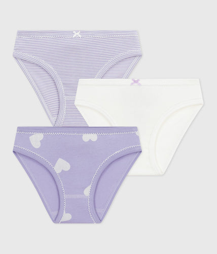 AW25 - A0E7I 00 PURPLE WHITE FALL WINTER 2025/26 HEARTS STRIPES UNDERWEARS